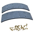 UA60871   Brake Shoe Lining with Rivets---Replaces 70277526